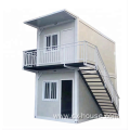 pre-made 2 story insulated flat pack house